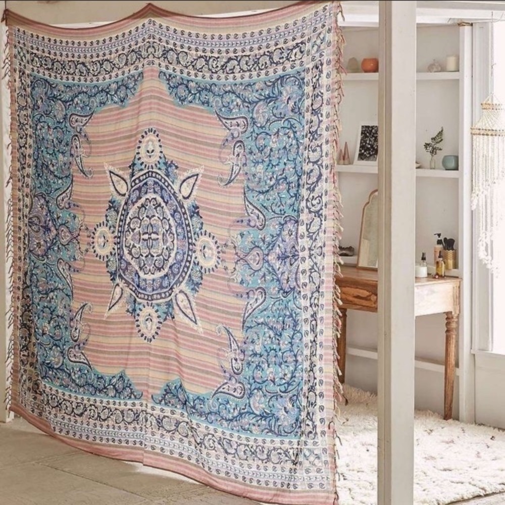 pink tapestry